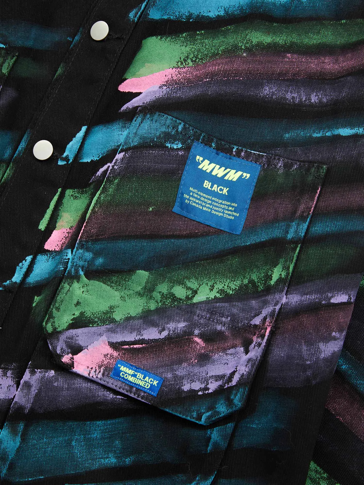 1984 Hip-hop Hand-painted Graffiti Denim Jacket