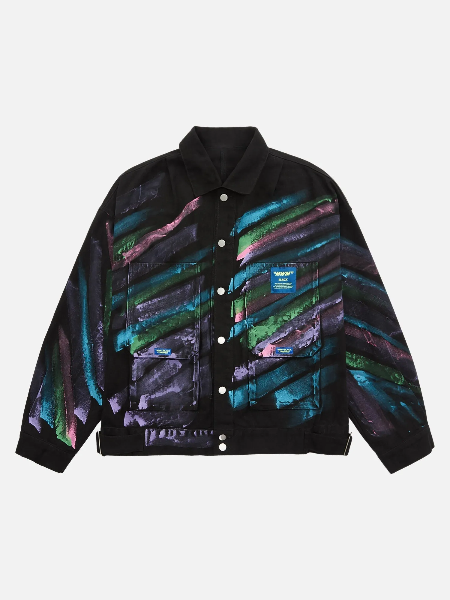 1984 Hip-hop Hand-painted Graffiti Denim Jacket