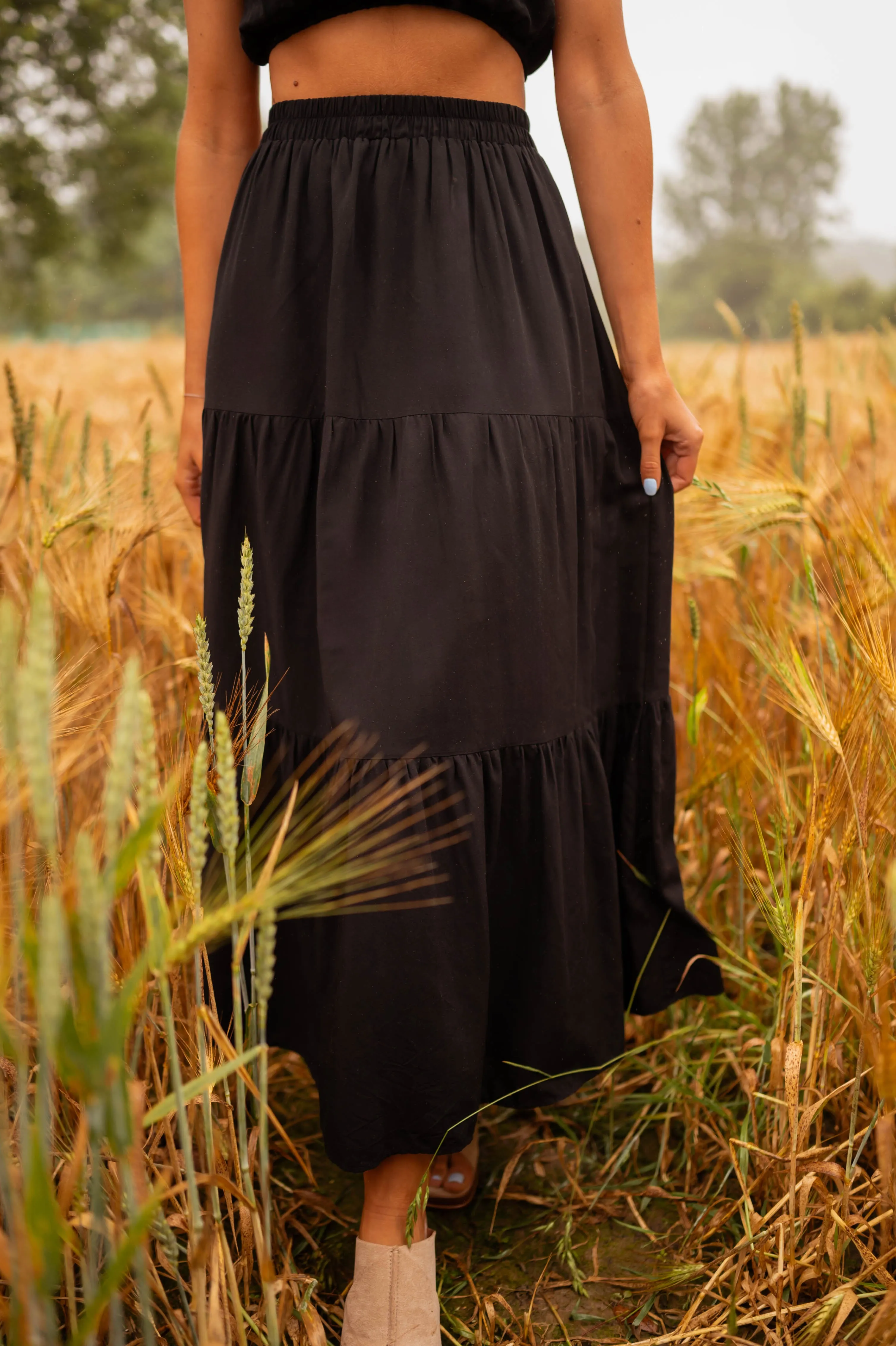 Black Yoan Skirt