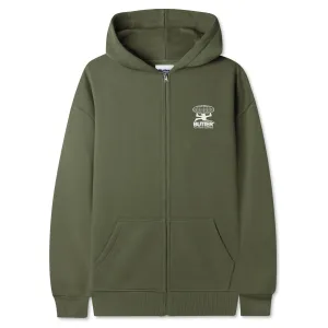 Butter Goods Terrain Zip-Thru Hood Army