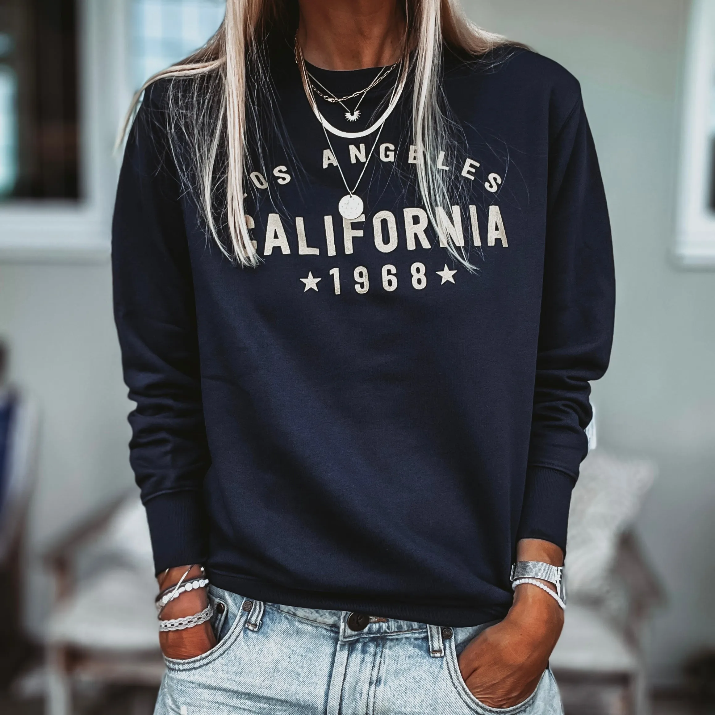 California Los Angeles NAVY/GOLD sweatshirt