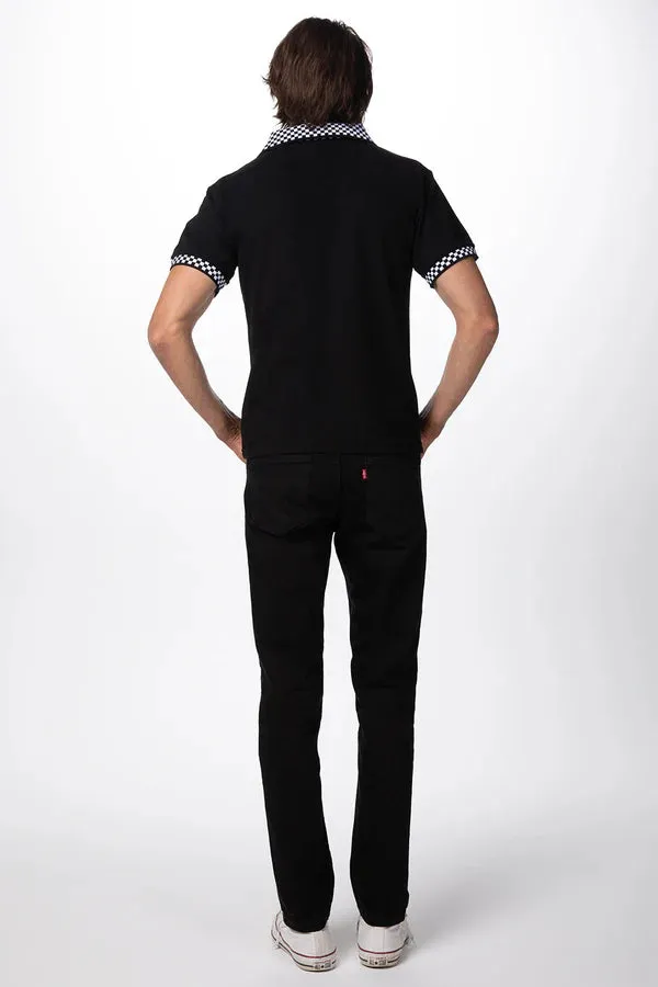 Chef Works Traditional Polo Shirt Black (PCHB)