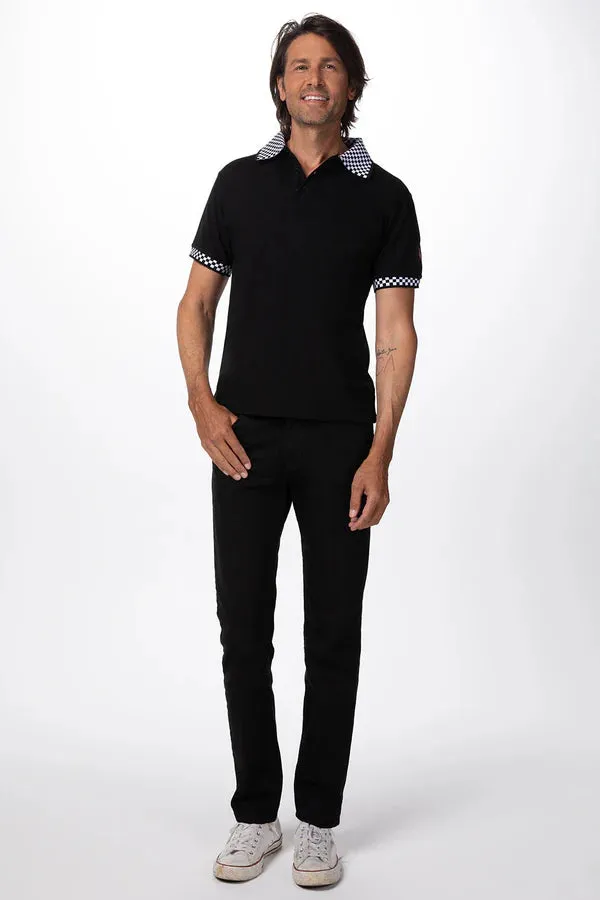 Chef Works Traditional Polo Shirt Black (PCHB)