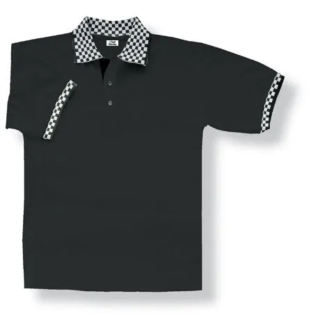 Chef Works Traditional Polo Shirt Black (PCHB)