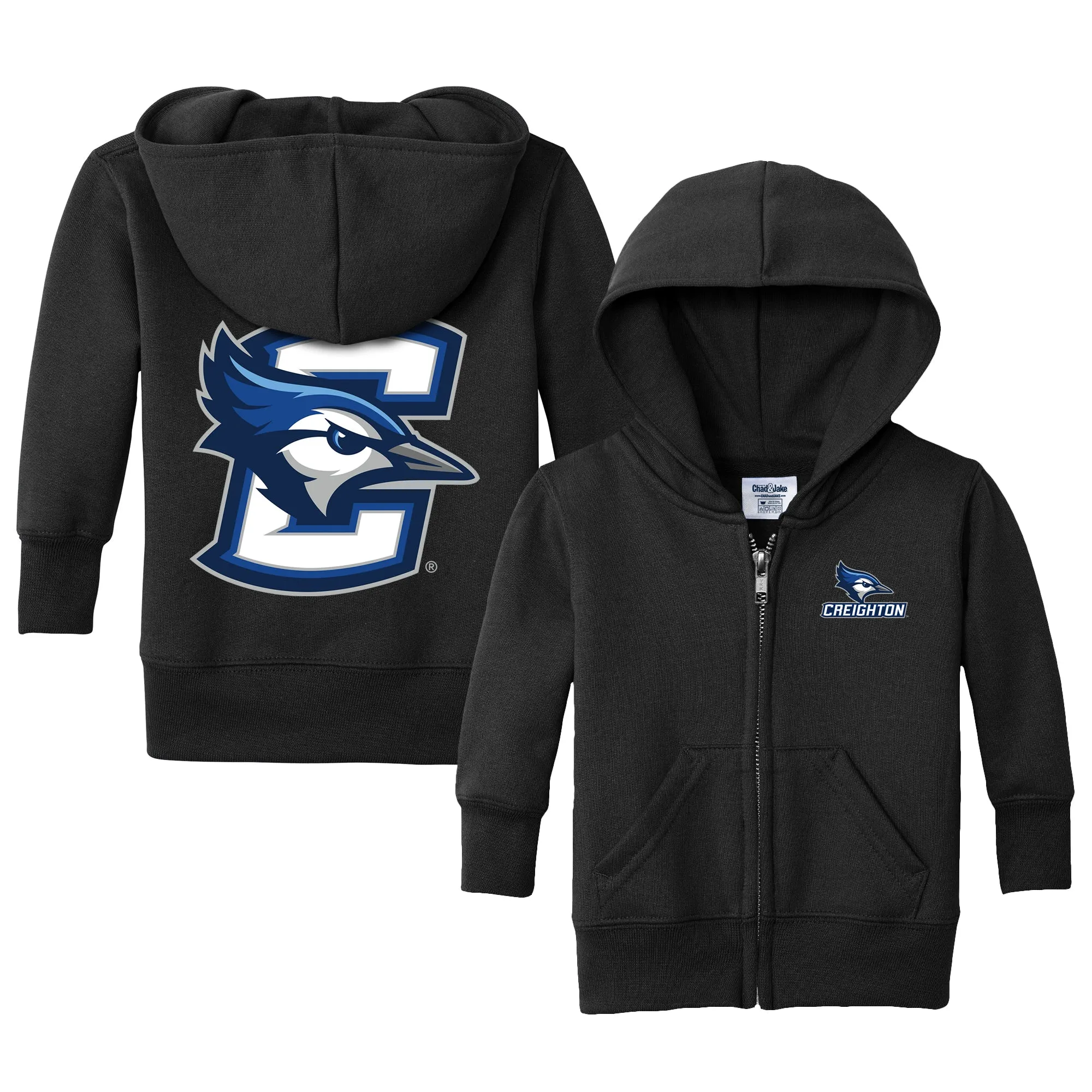 Creighton Bluejays Logo Infant Full-Zip Sweatshirt