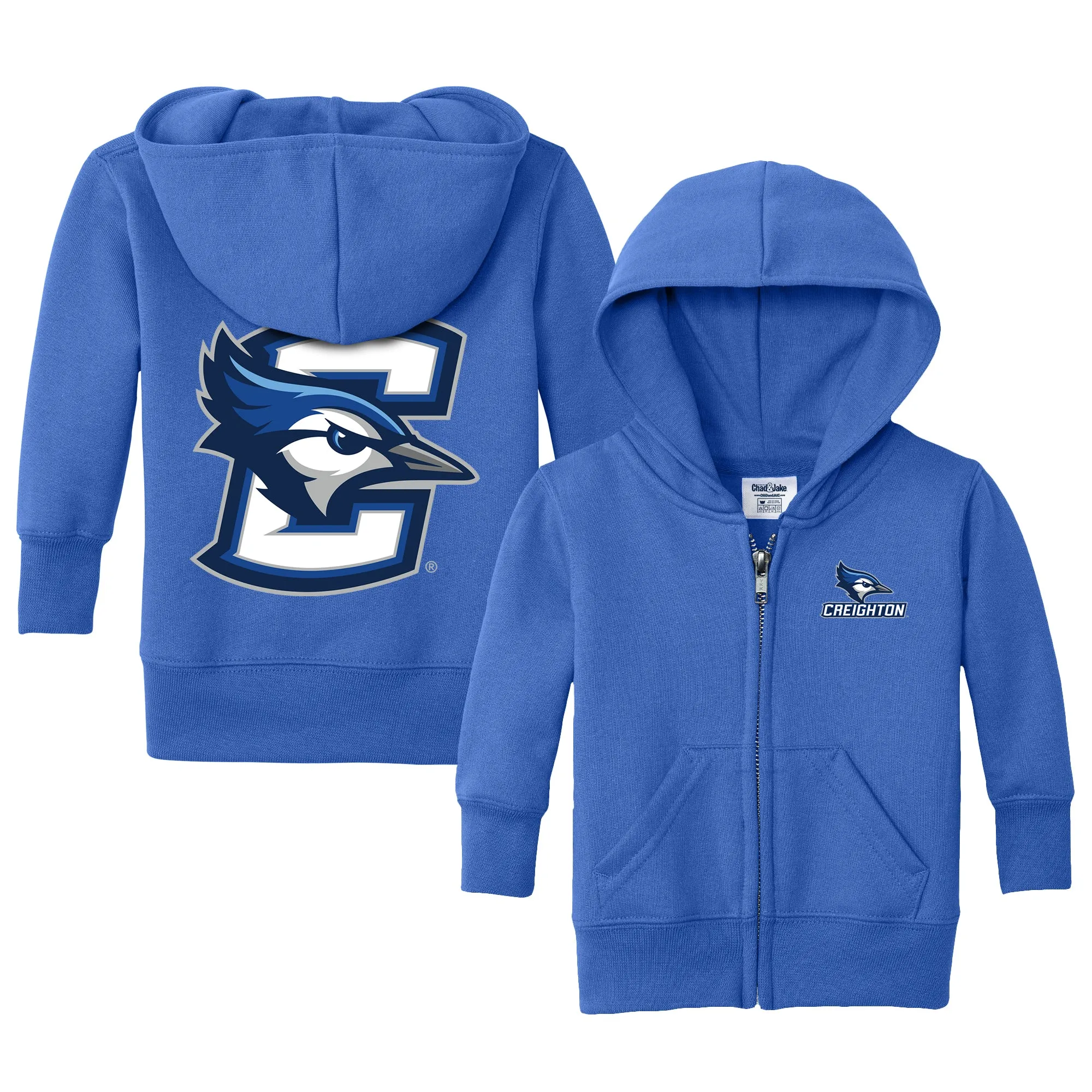 Creighton Bluejays Logo Infant Full-Zip Sweatshirt