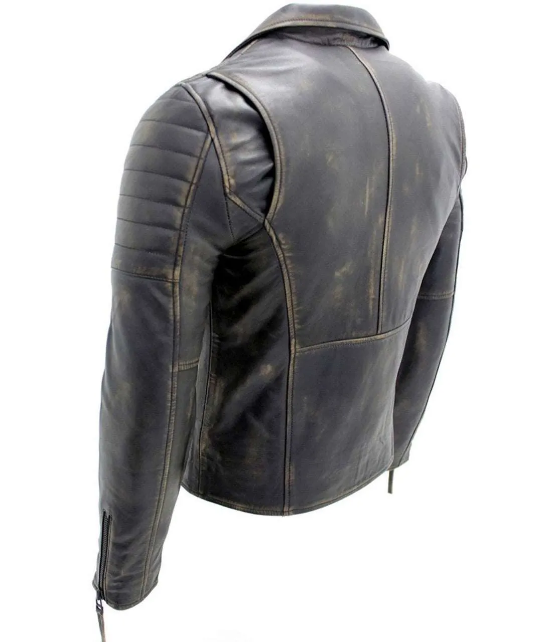 Cross Zip Brando Biker Jacket