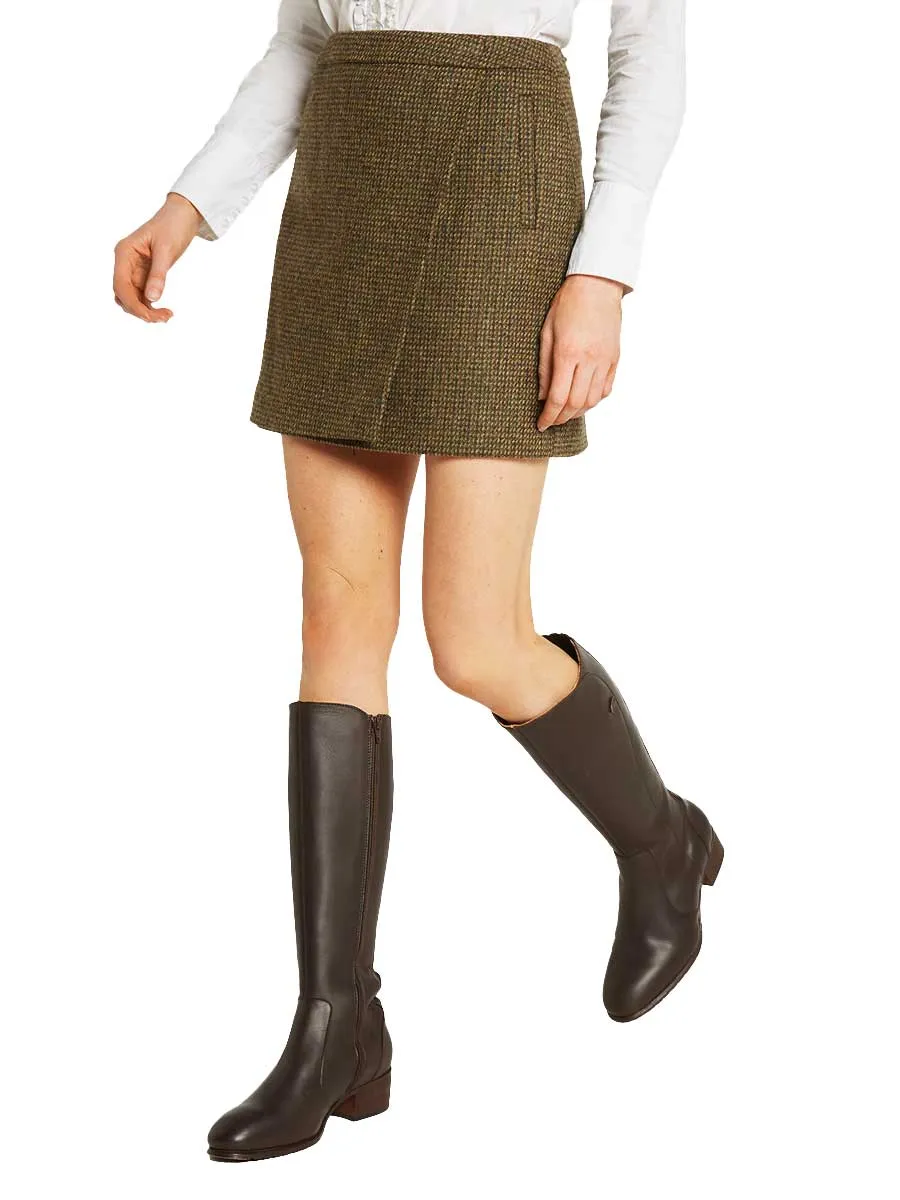 DUBARRY Buckthorn Ladies Tweed Skirt - Heath