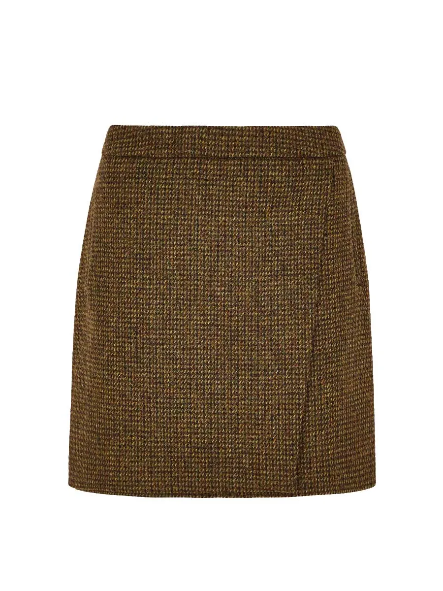 DUBARRY Buckthorn Ladies Tweed Skirt - Heath