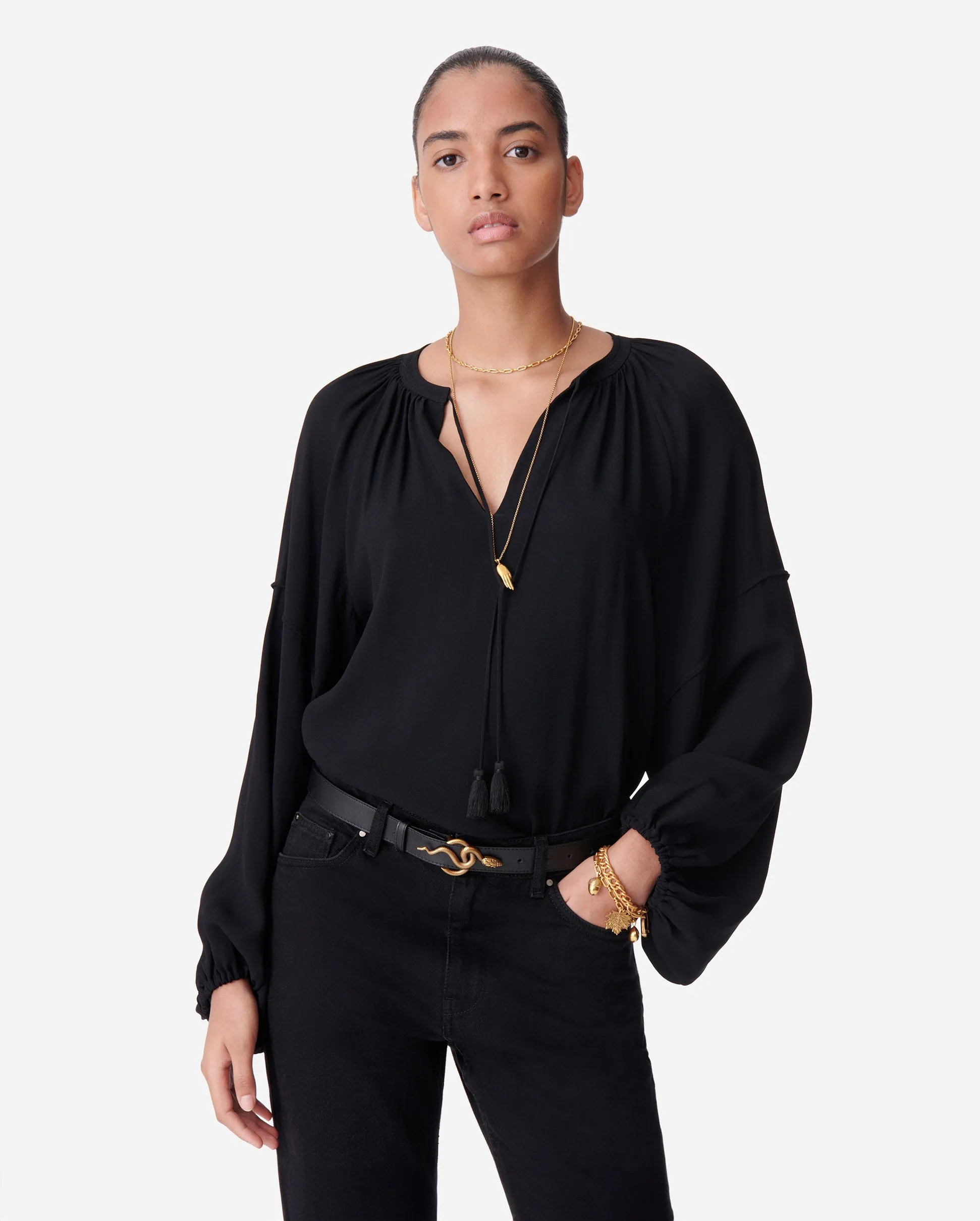 DYLAN BLOUSE / NOIR