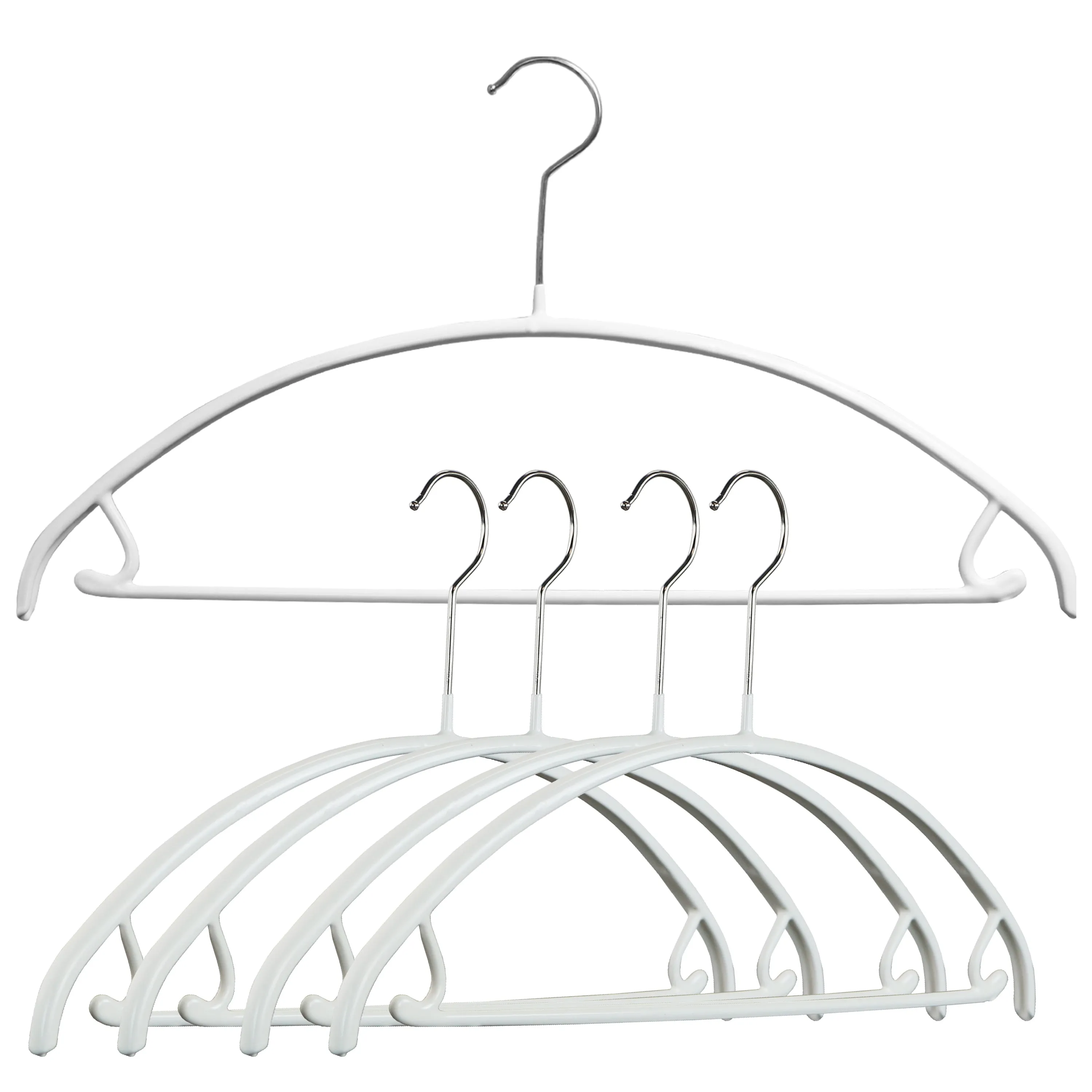 Euro Series- Steel Coated Hanger Narrow Width,  Model 36U, White