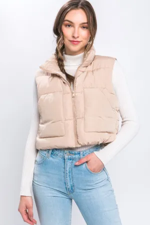 Explore More Collection - Puffer Vest With Pockets