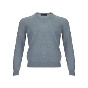 Gran Sasso Elegant Cashmere Sweater in Chic Gray