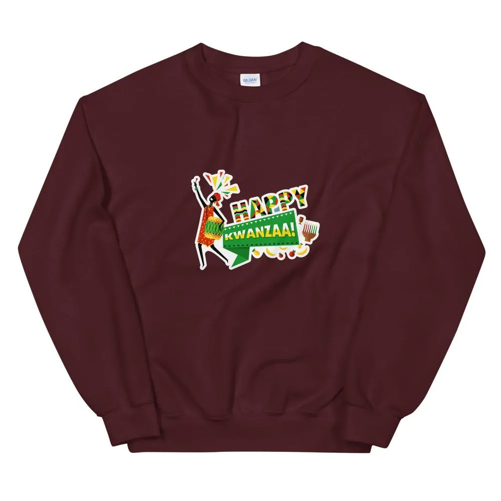 Happy Kwanzaa -  Sweatshirt