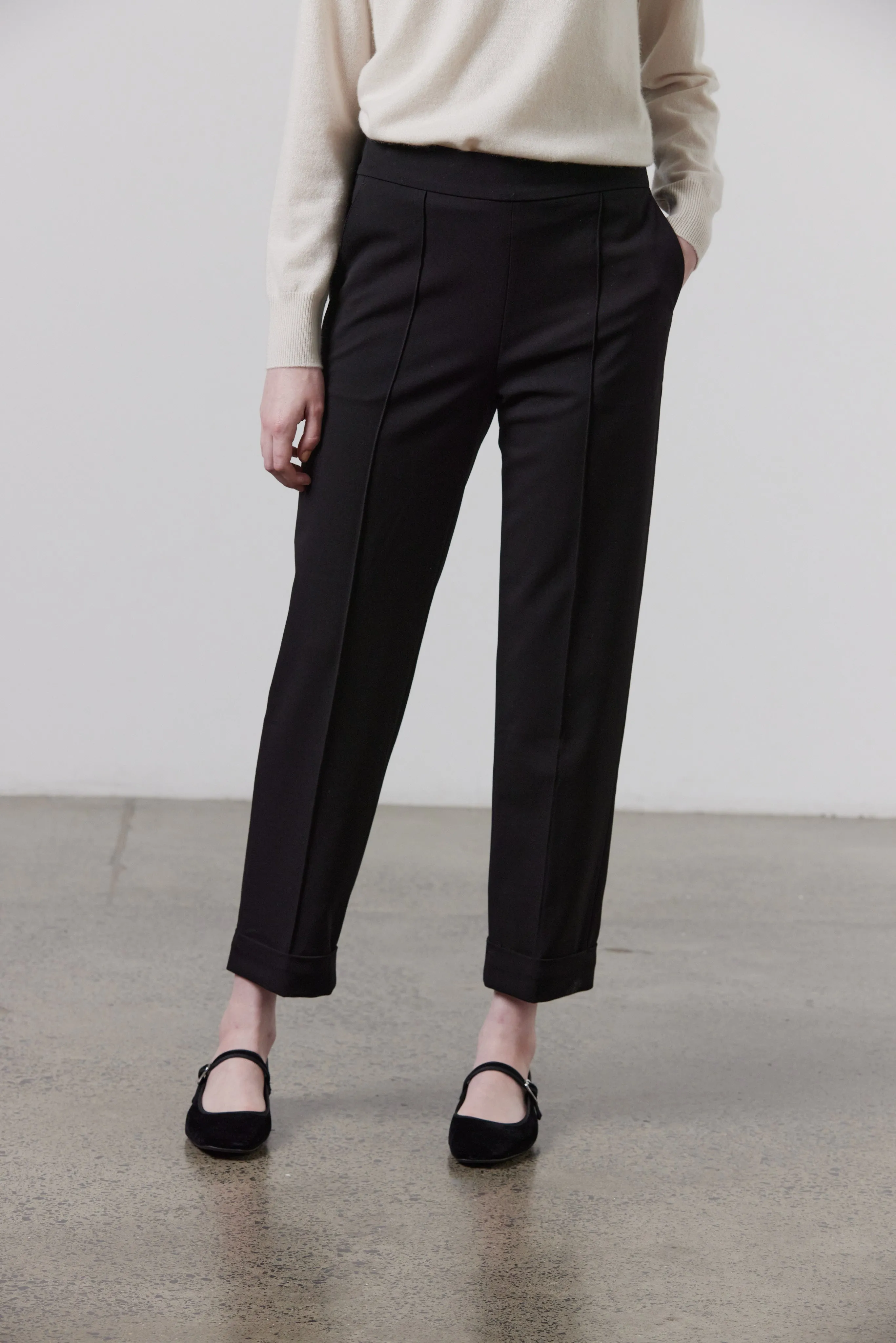 Hardy Cropped Pant - Black