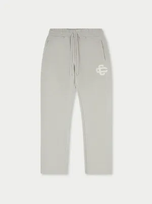 HEAVYWEIGHT APPLIQUE EMBLEM JOGGERS - GREY MARL