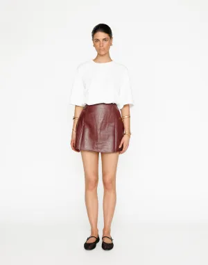 Isaiah Mini Skirt (Plum)