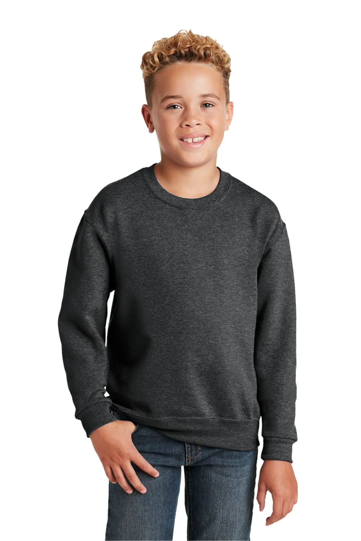 JERZEES® - Youth NuBlend® Crewneck Sweatshirt.  562B