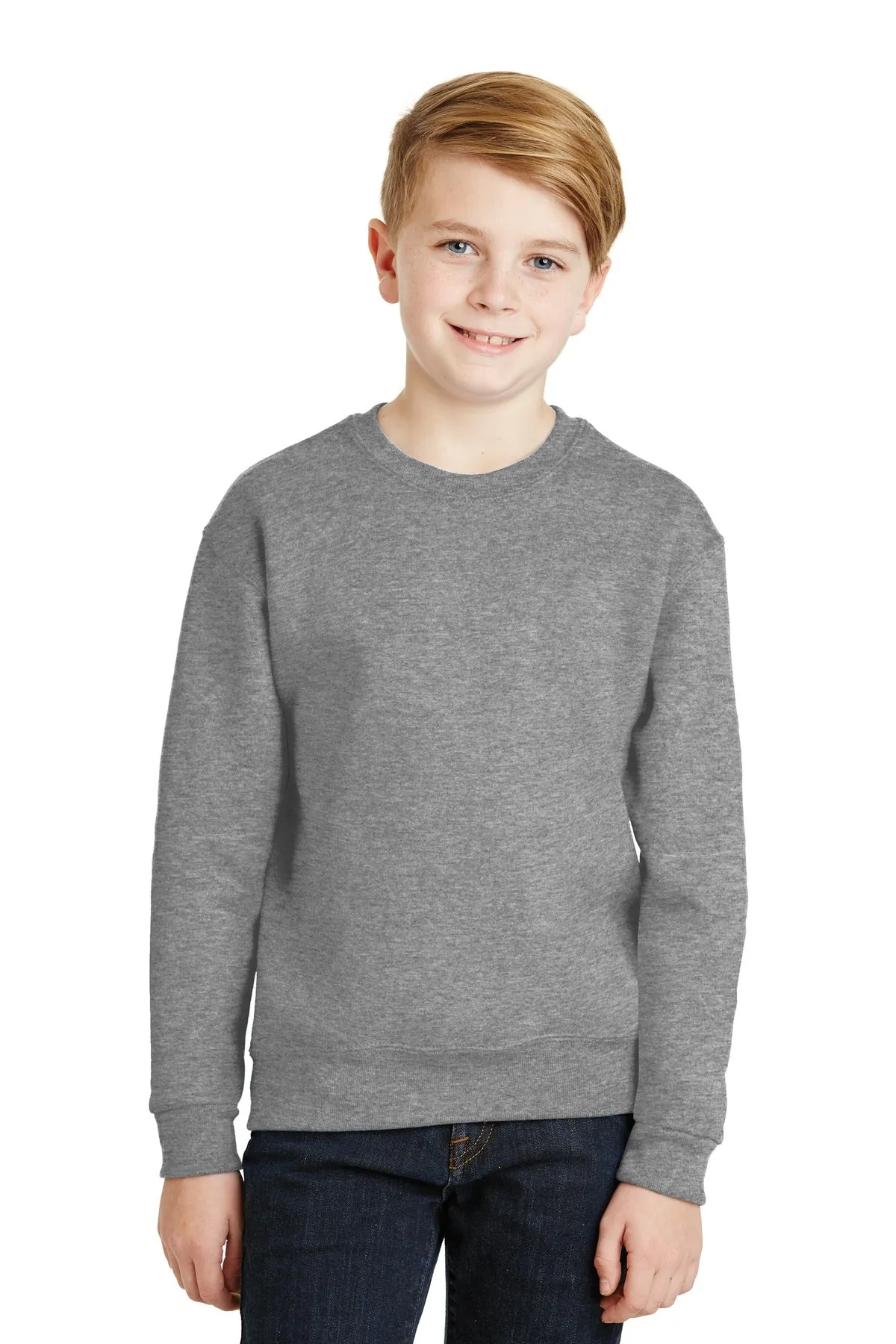 JERZEES® - Youth NuBlend® Crewneck Sweatshirt.  562B