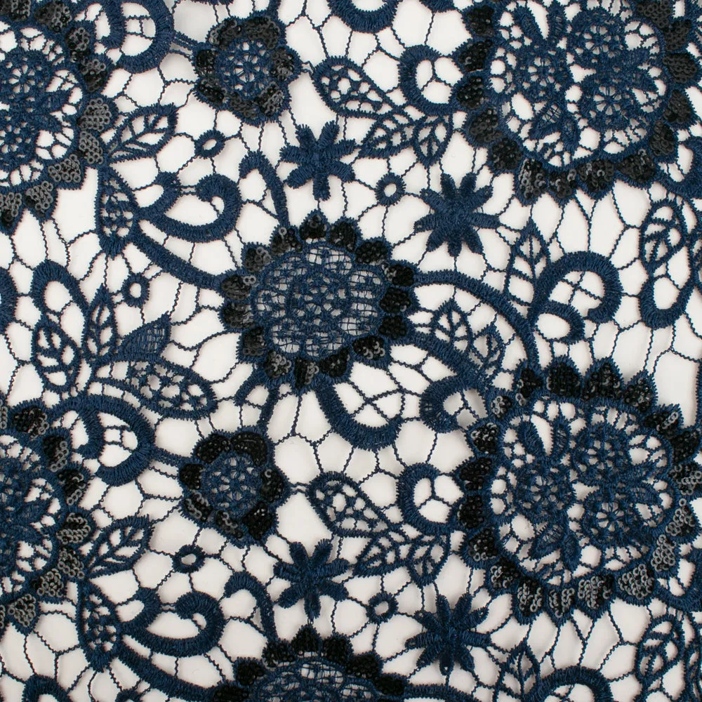 JOSEPH RIBKOFF Collection - Floral lace - Navy