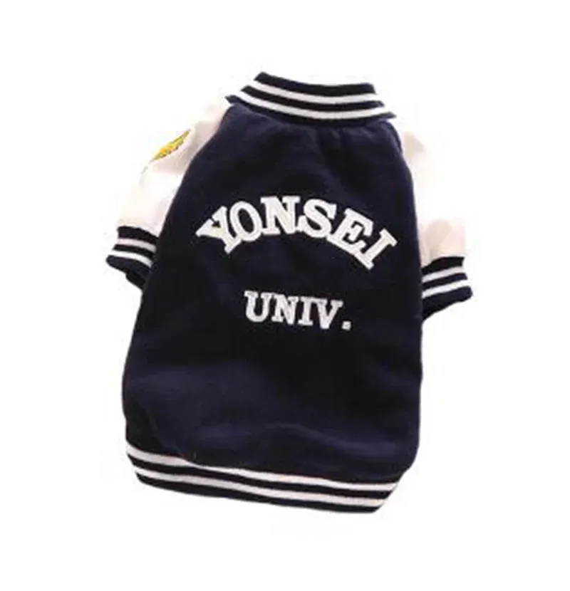 Korea Uni Dog Sweater - Yonsei Uni Inspired Dog Vest - Stylish French and English Bulldog Vests - Fashionable Dog Clothes