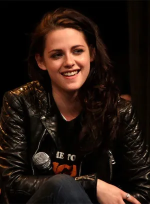 KRISTEN STEWART LEATHER jacket | women celebrity jacket