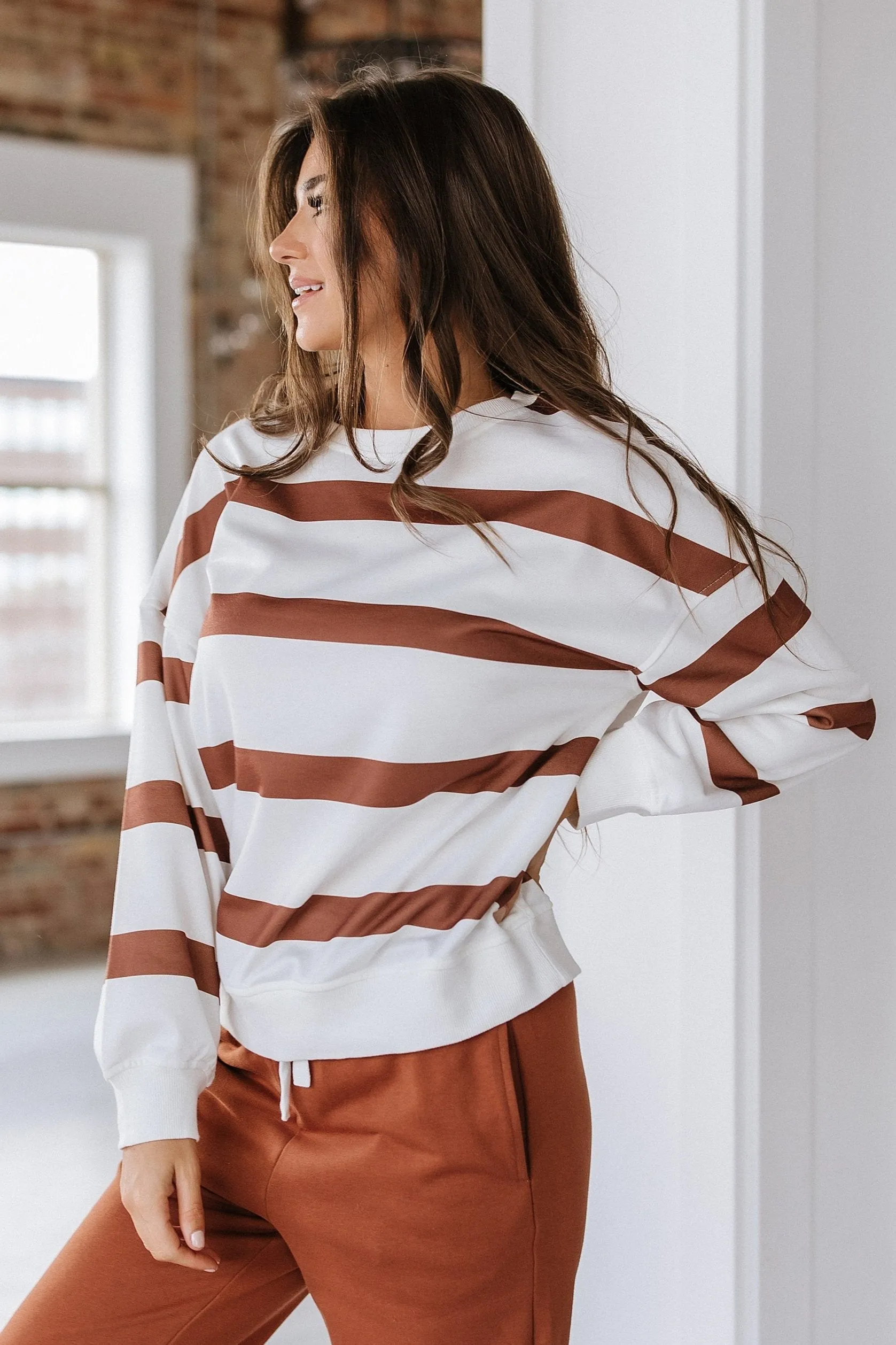 Leonard Striped Pullover and Joggers | S-2XL