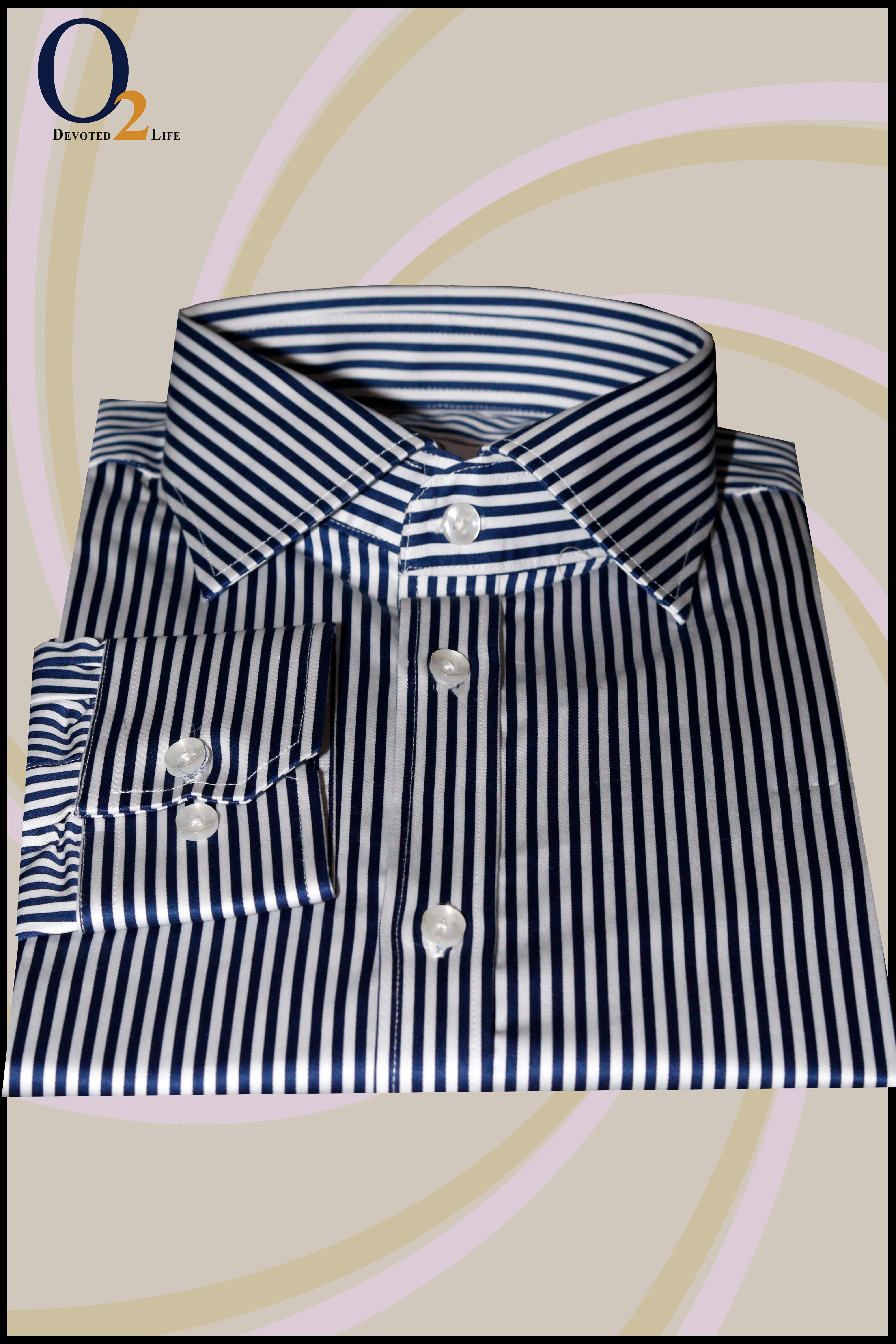 Men's Formal Stripe Cotton Shirt