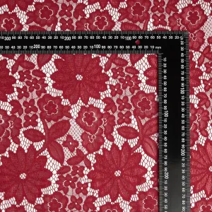 Nylon Flower Pattern Lace Fabric