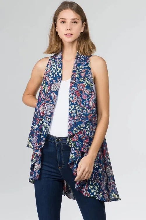 Paisley Circle Vest