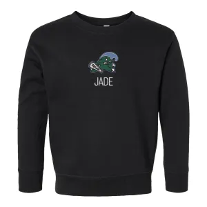 Personalized Tulane Green Wave Toddler Crewneck Sweatshirt