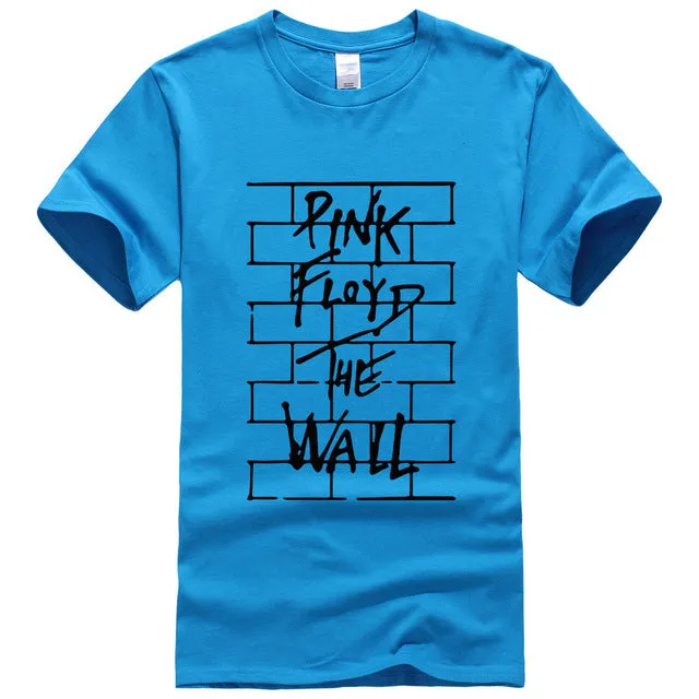 Pink Floyd The Wall Funny Print T Shirts Men's New Arrival Summer Style Short Sleeve t-shirt 2017 O Neck Streetwear Hip Hop Tops