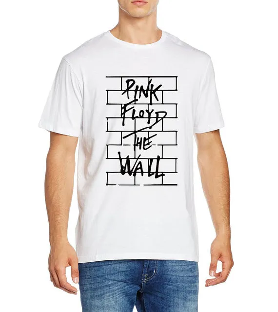 Pink Floyd The Wall Funny Print T Shirts Men's New Arrival Summer Style Short Sleeve t-shirt 2017 O Neck Streetwear Hip Hop Tops