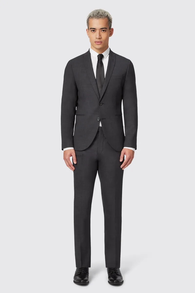 Priory Skinny Fit Suit Charcoal Jacket