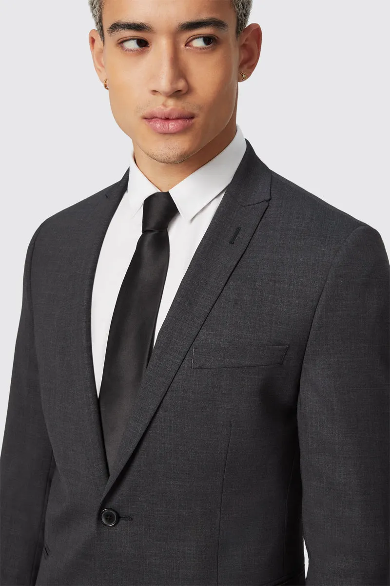 Priory Skinny Fit Suit Charcoal Jacket