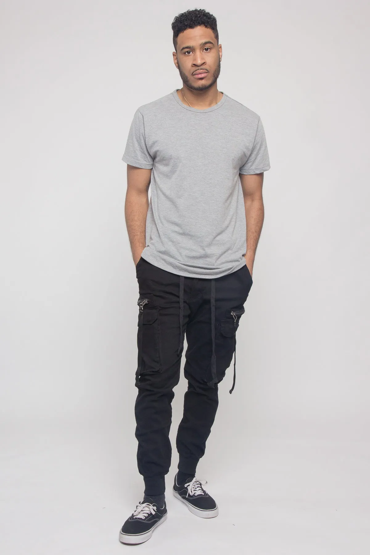 Ribbon Utility Pocket Jogger Pants