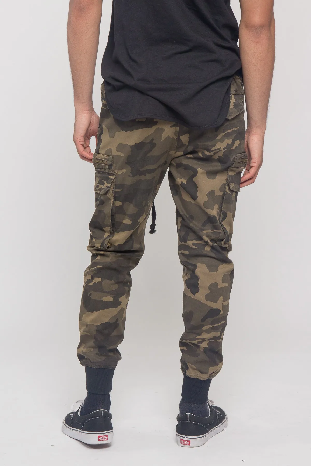 Ribbon Utility Pocket Jogger Pants