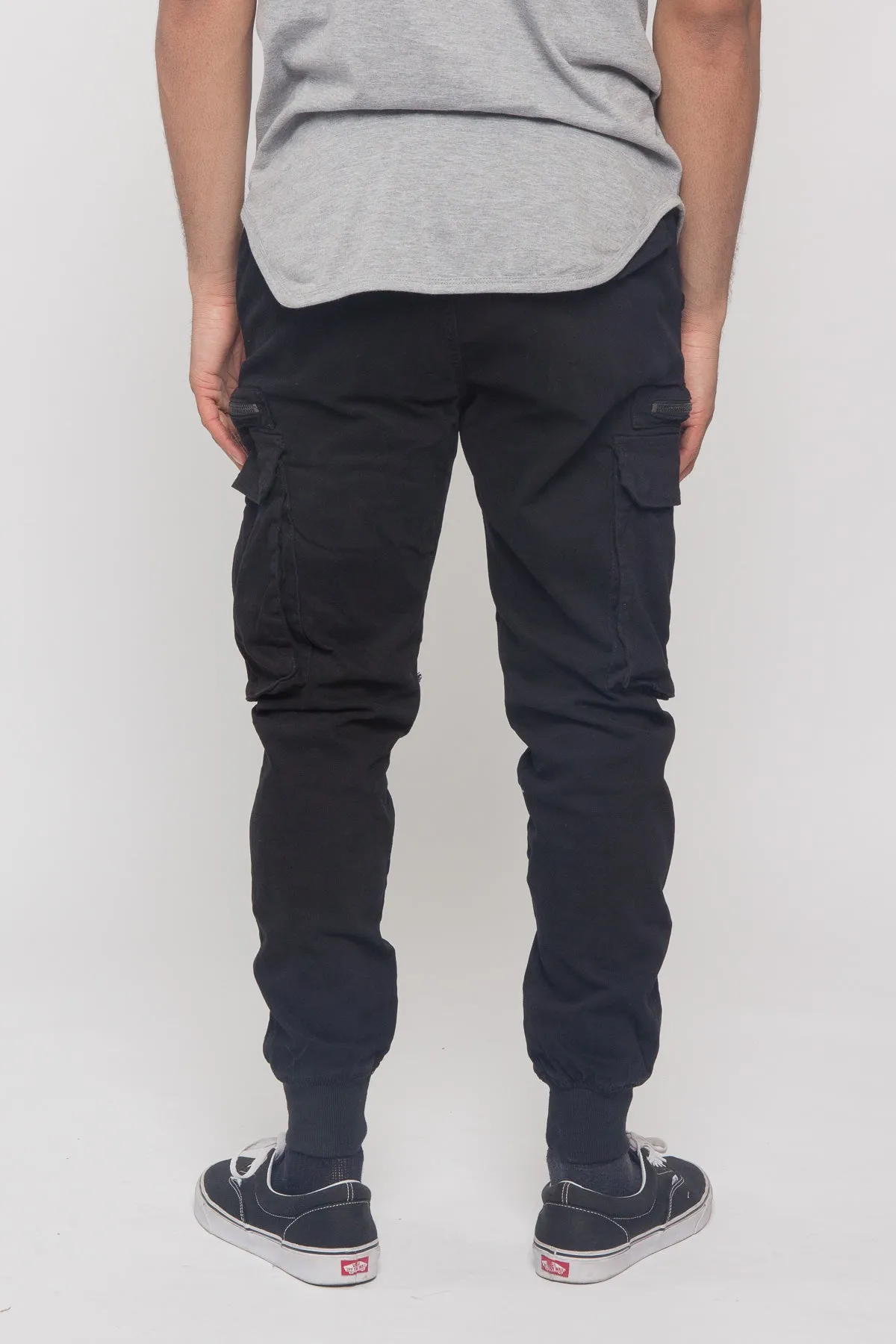 Ribbon Utility Pocket Jogger Pants