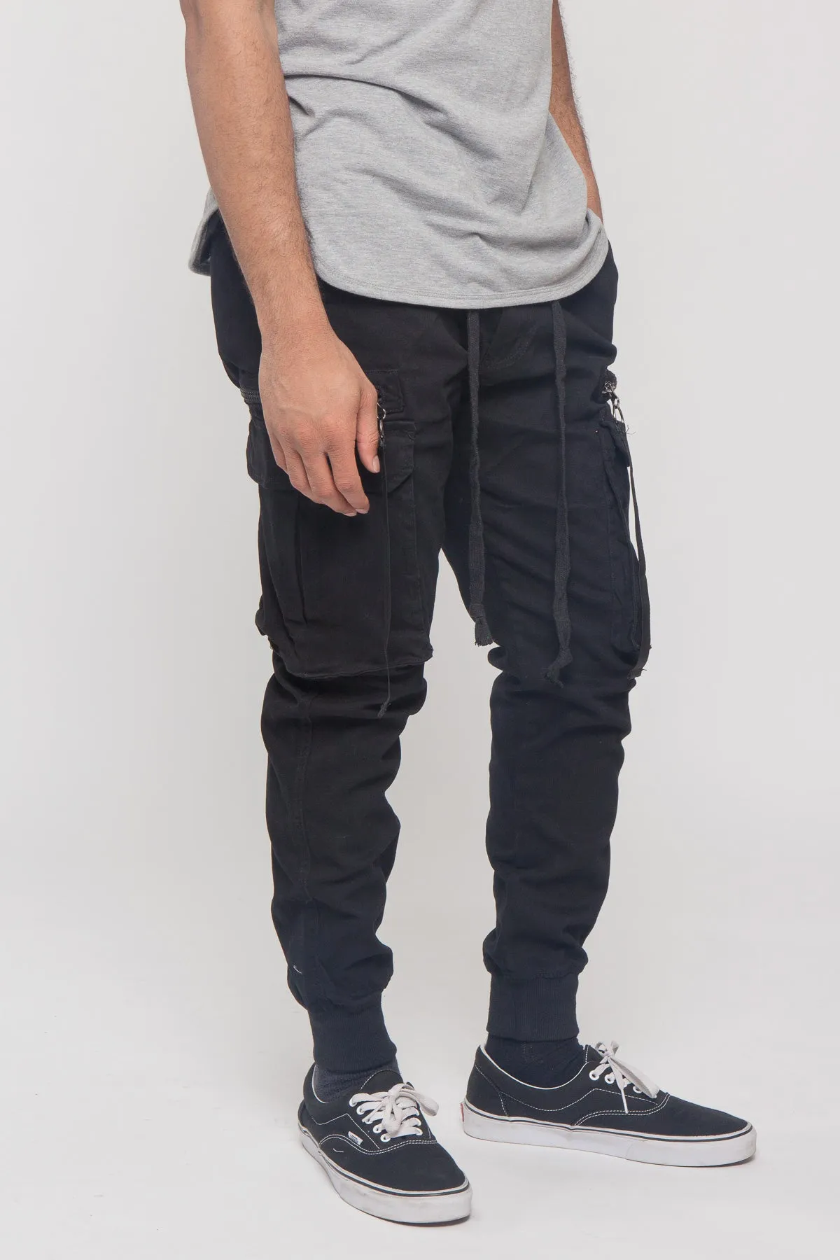 Ribbon Utility Pocket Jogger Pants