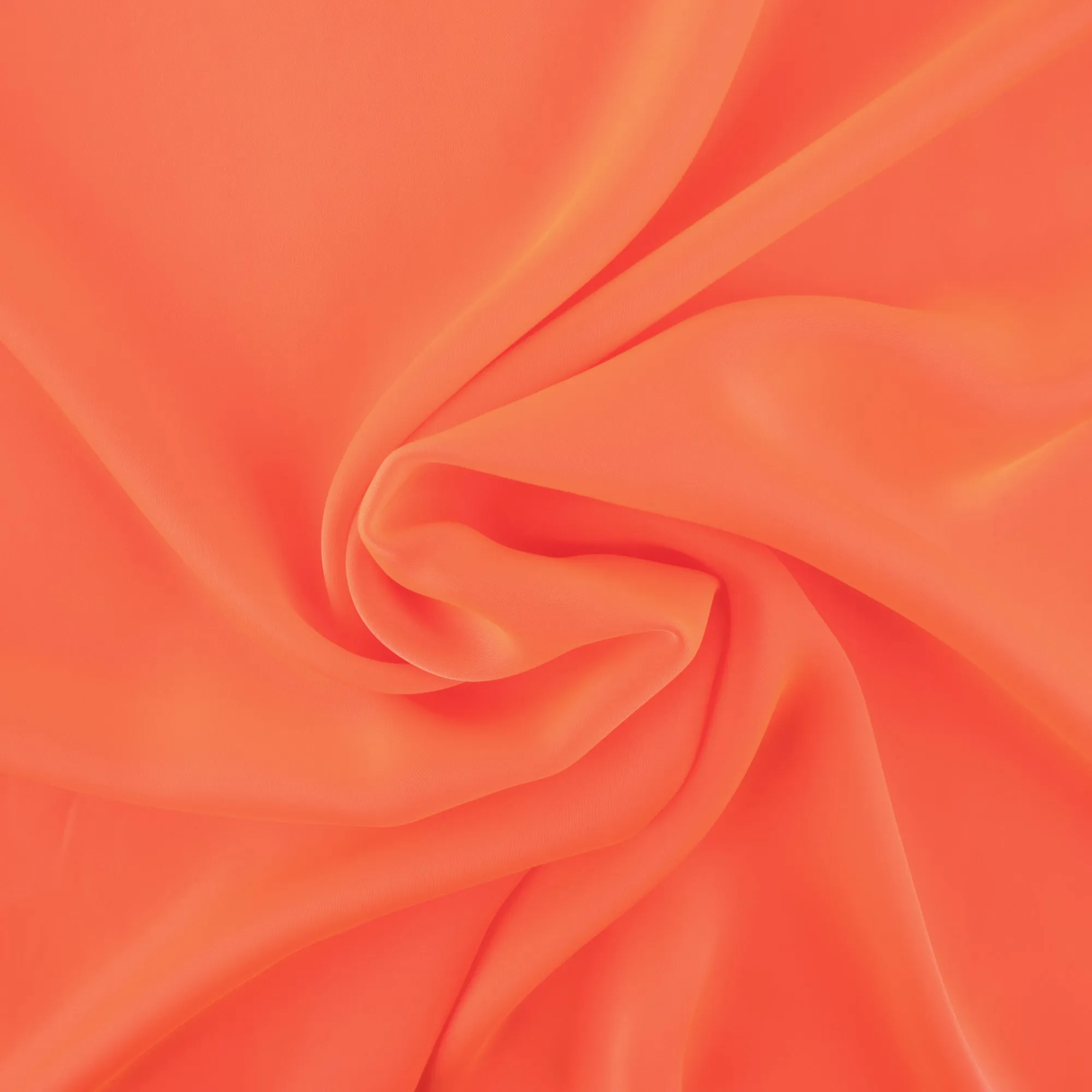 Satin- VICTORIA - Solid - Orange