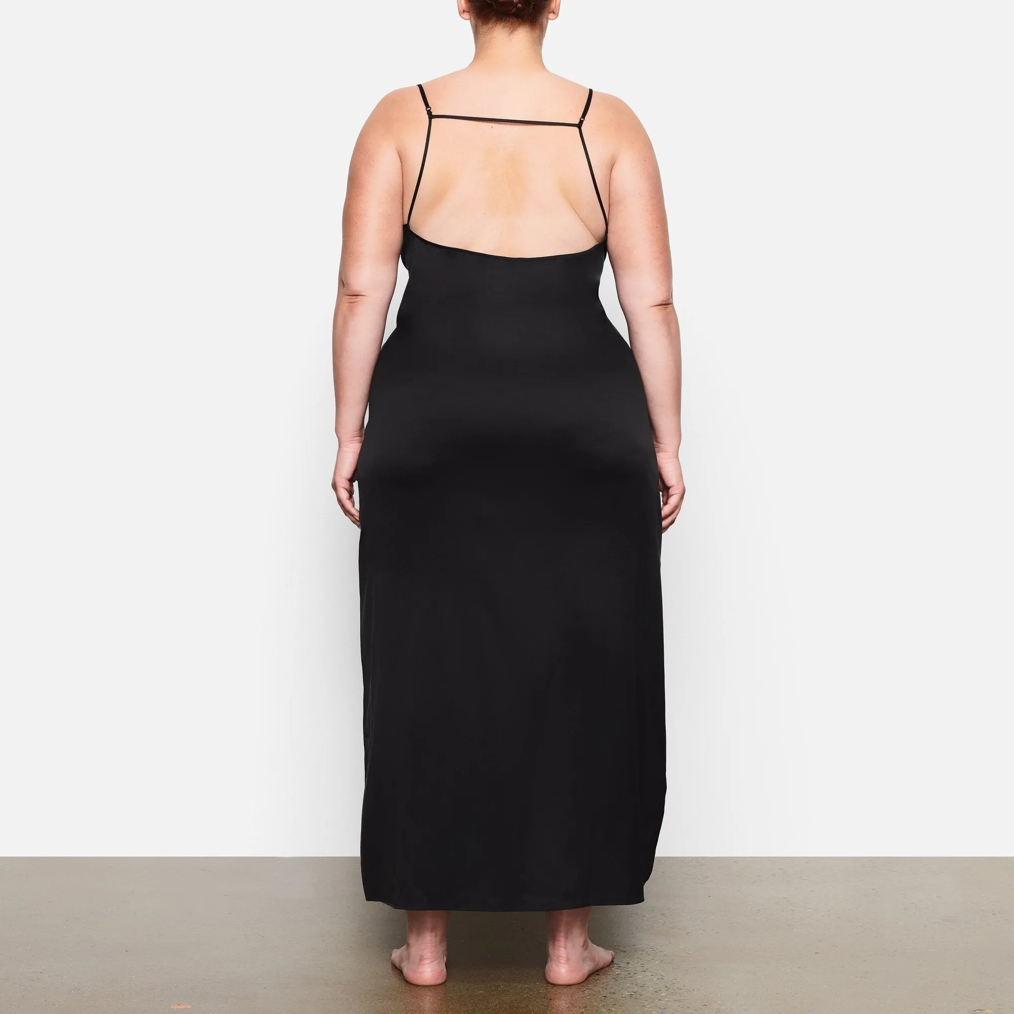 SILK LONG SLEEP SLIP | SOOT