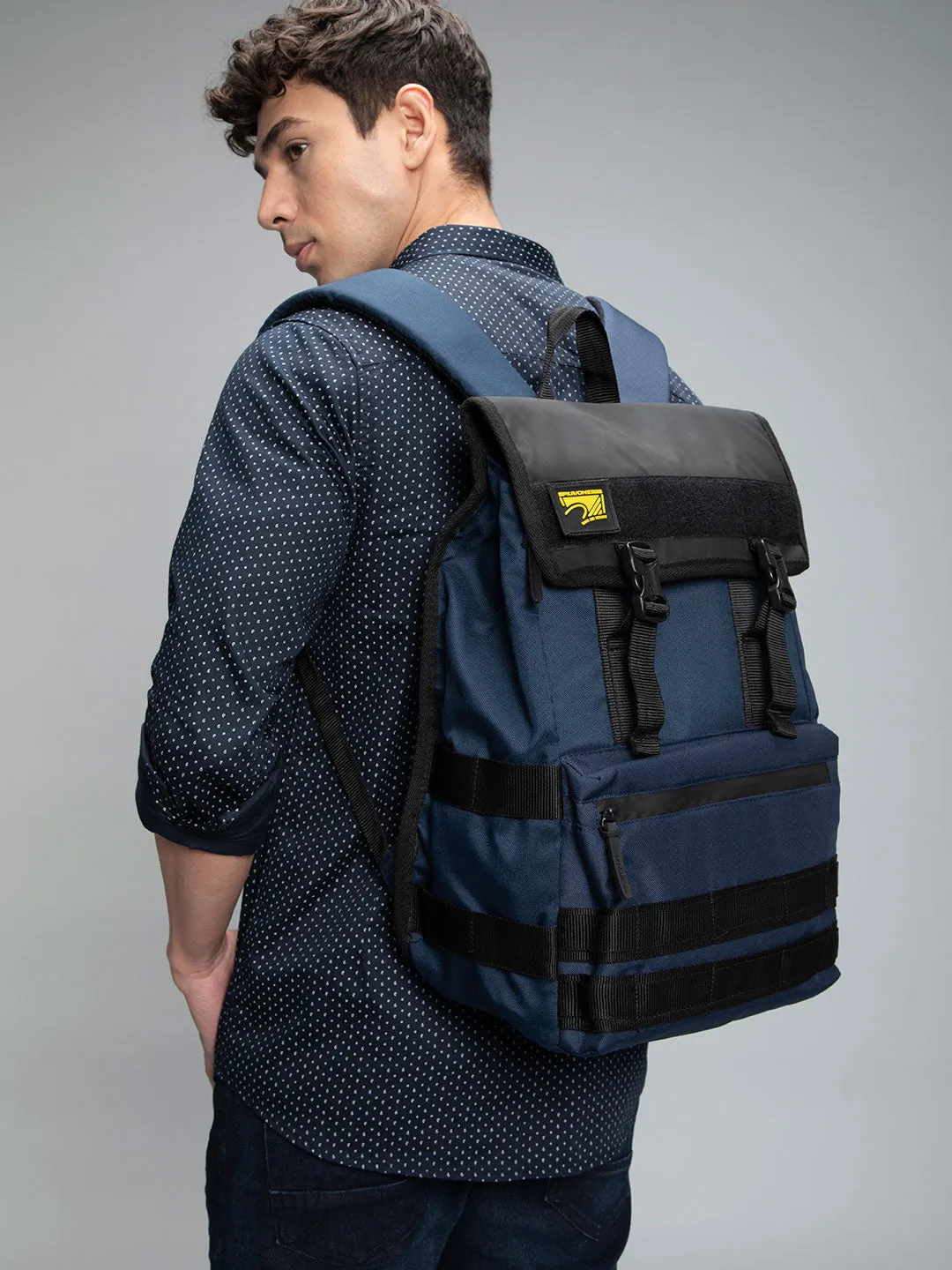 Spykar Navy Casual Traveler Backpack