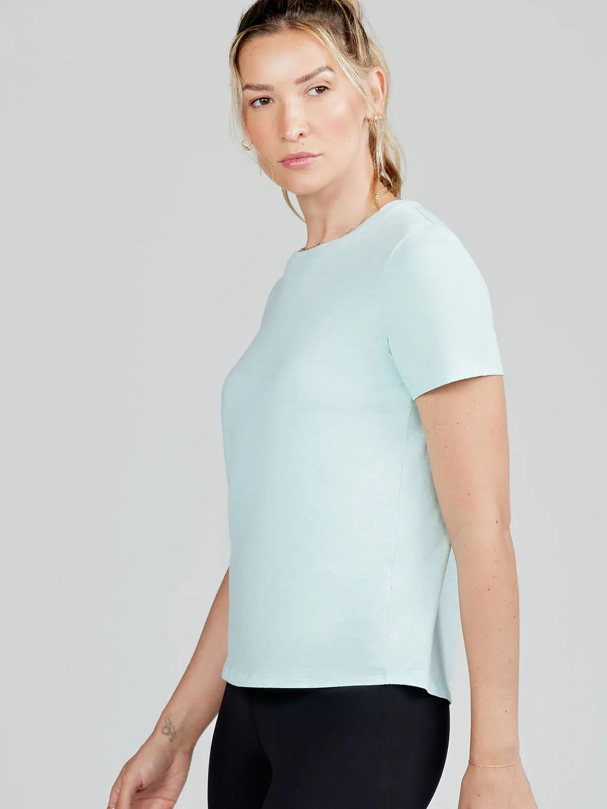 tasc Performance All Day T-Shirt in Serene Heather