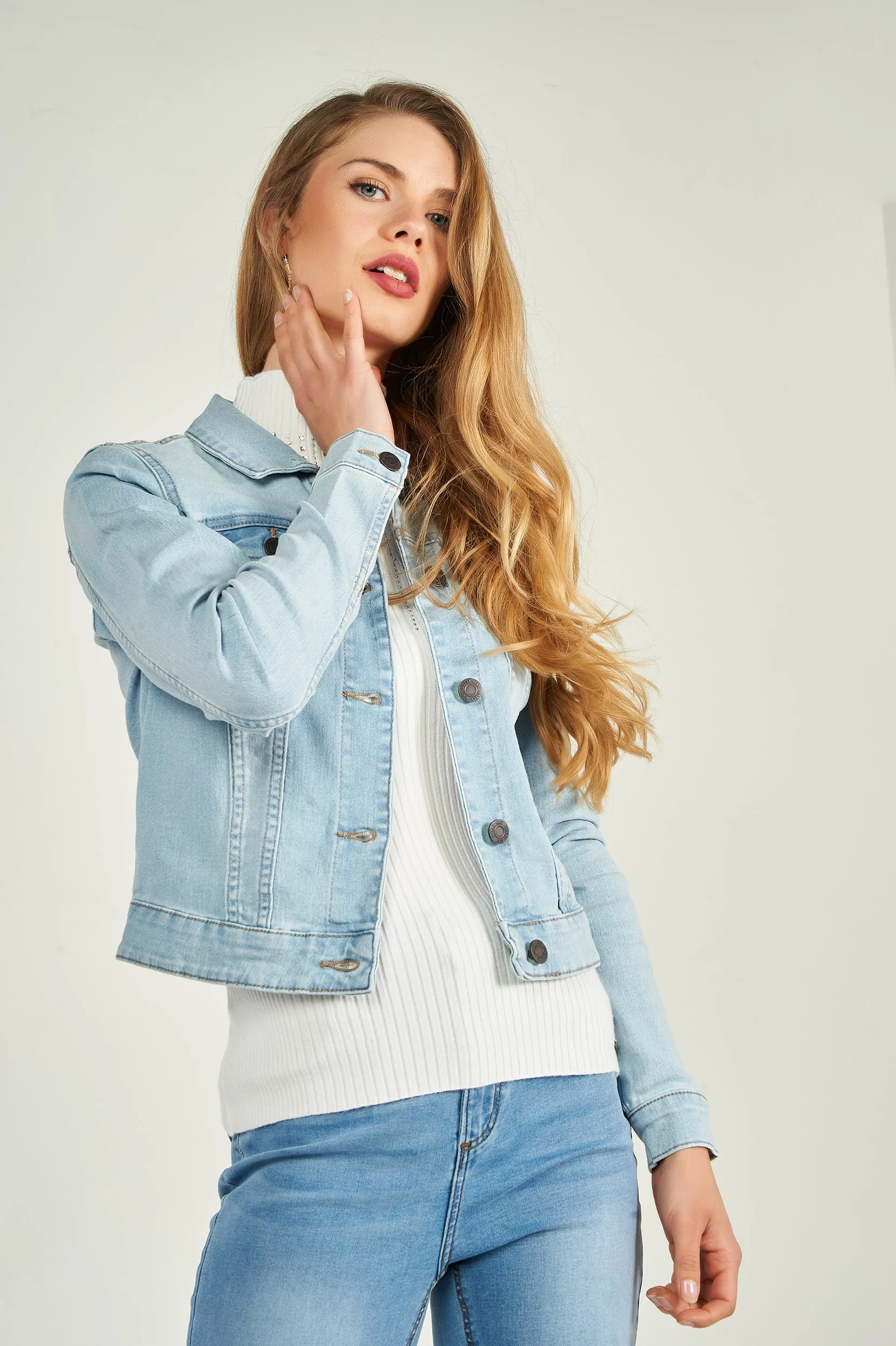 Veste en denim - DEBRA-V2 - (E-C8)