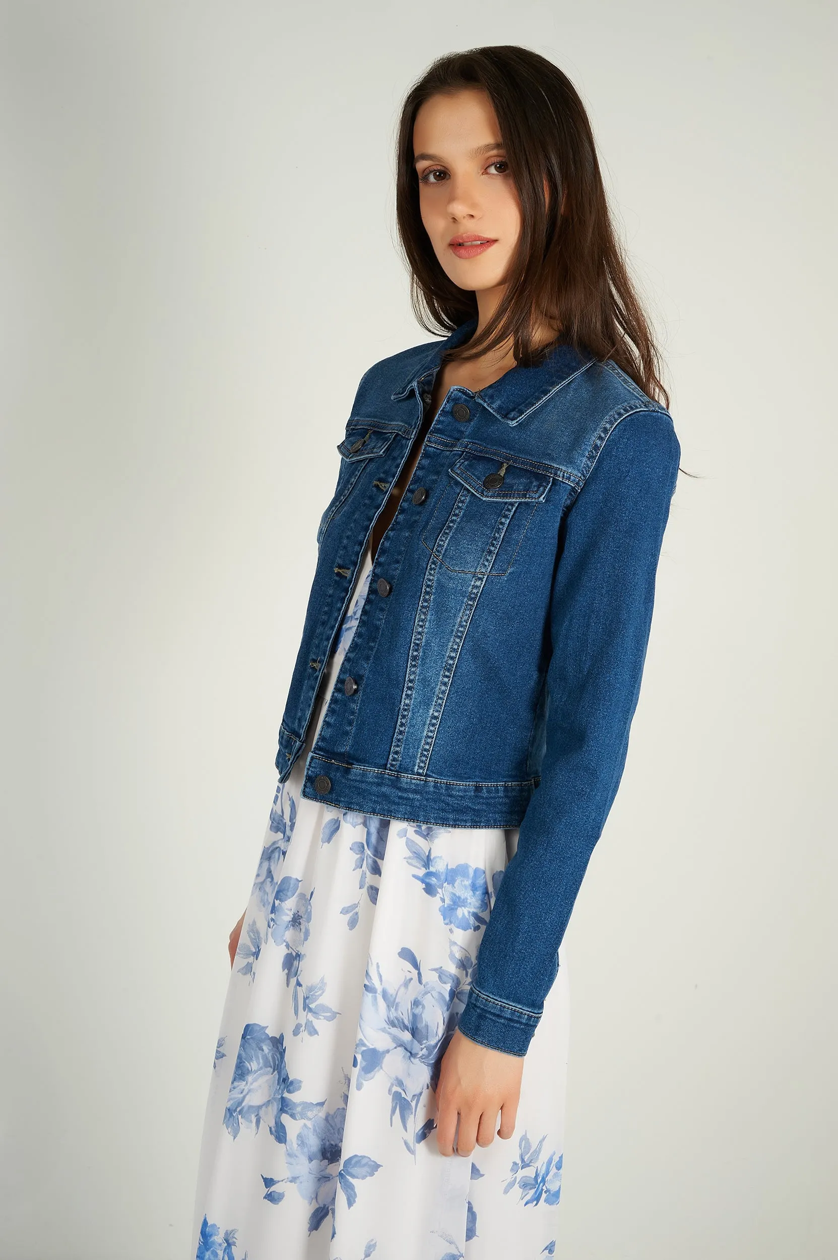 Veste en denim - DEBRA-V2 - (E-C8)