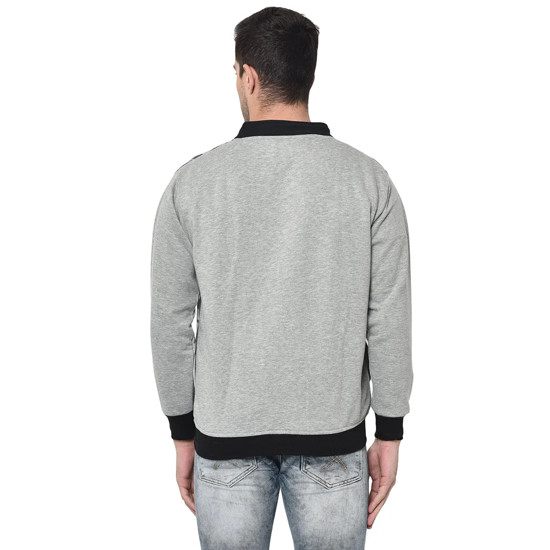 Vimal Jonney Grey Sweatshirt For Men's