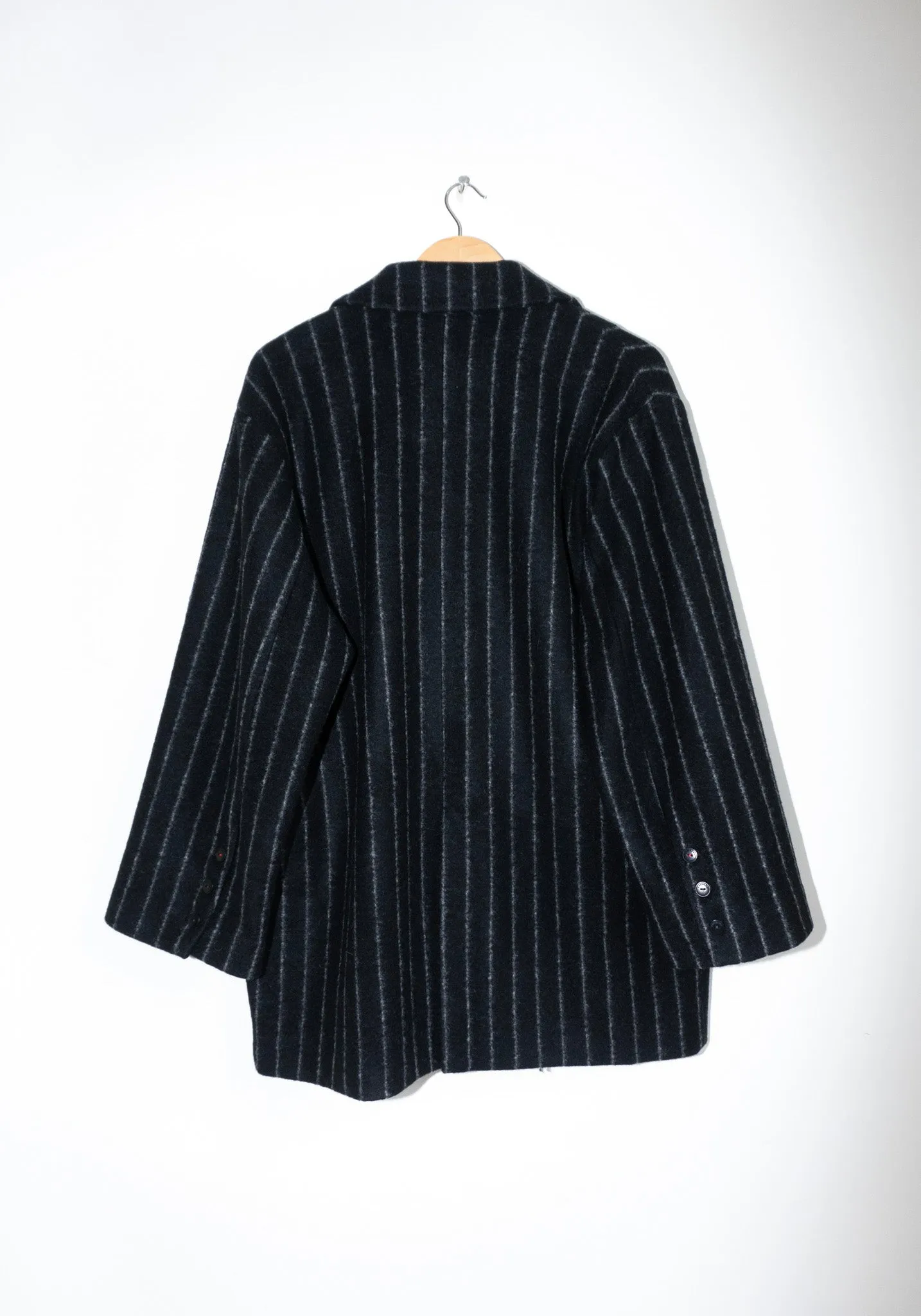 Virgin Wool Striped Jacket in Striped