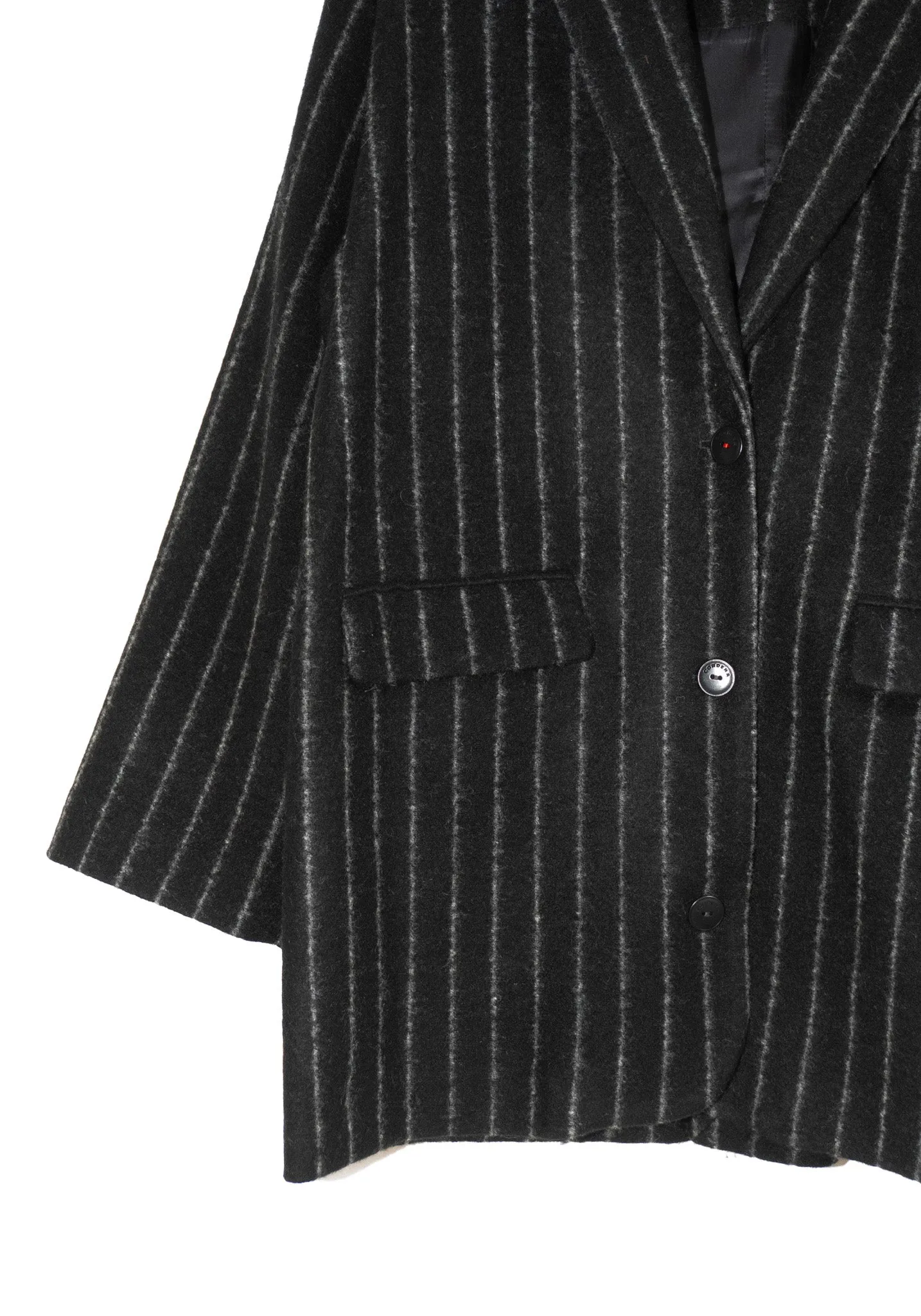 Virgin Wool Striped Jacket in Striped