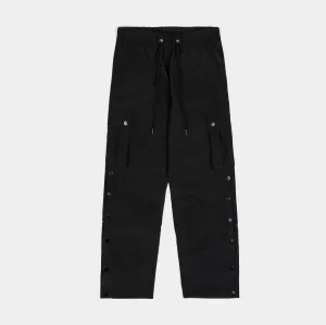 Windbreaker Joggers Womens Pants (Black)